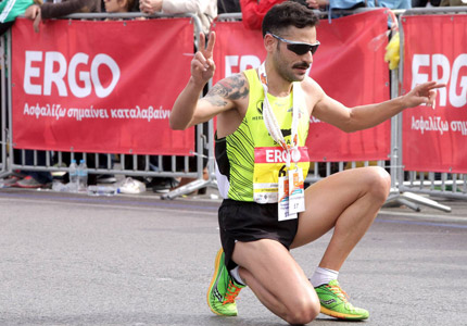   Ο Σητειακός Γιάννης Ζερβάκης που πρώτευσε στον ημιμαραθώνιο